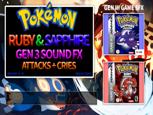 Pokemon Attack SFX Pack Gens 1 to 5 Updated Image
